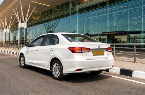 Cab at airport